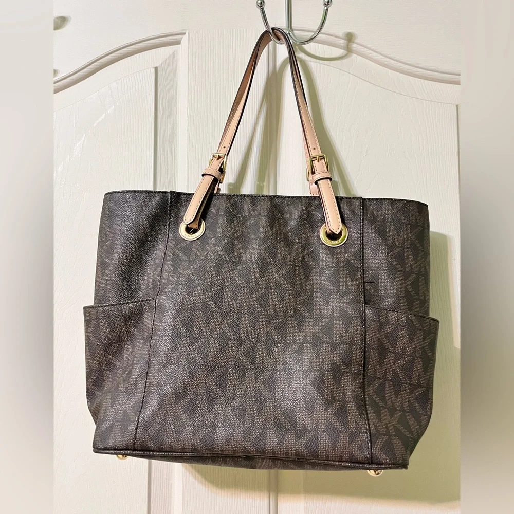 “Michael Kors Large Tote Bag | Brown Logo | Everyday Bag” - Picture 3 of 8